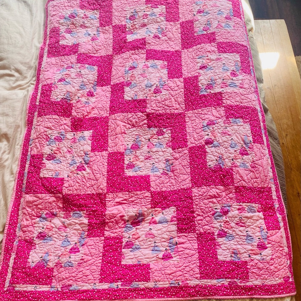3 for $30 Princess  Quilt in Pink